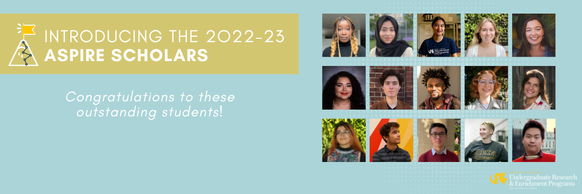 Congratulations to our 2022-23 Aspire Scholars!